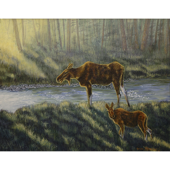 Day-Break Moose - Original