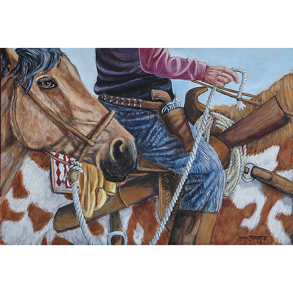 I Ride an 'Ole paint and leading 'Ole Dan - Original